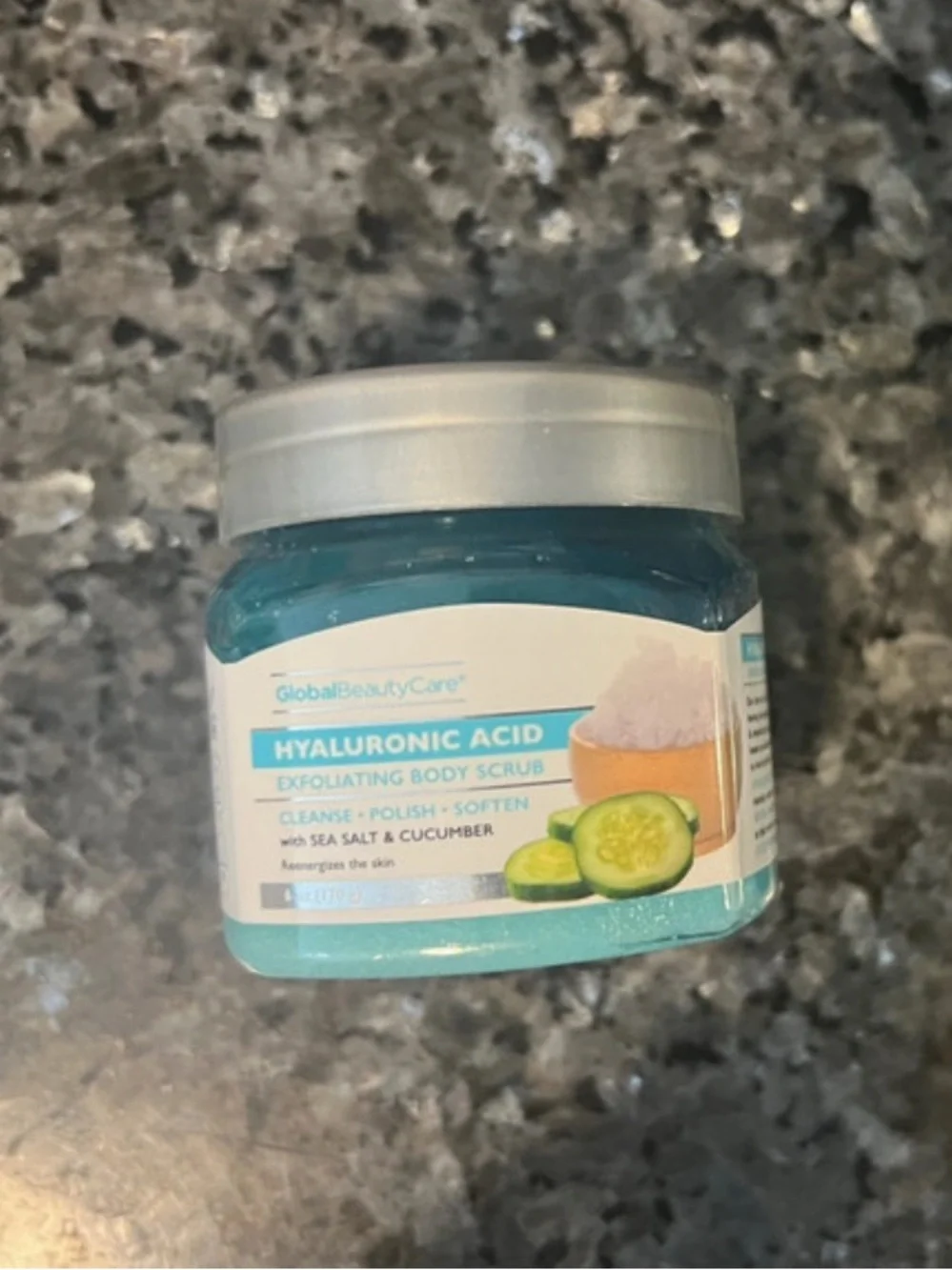 Global Beauty Care Hyaluronic Acid Exfoliating Body Scrub New